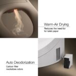 Kohler Eir K-77795-0RG, One-piece elongated smart toilet - Image 4