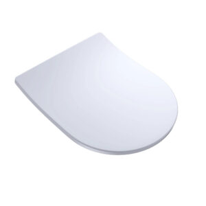 Toto SS227#01 – Slim d-shape soft close toilet seat with cover