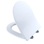 Toto SS247R#01 – Slim D-shape soft close toilet seat with cover