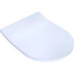 Toto SS247R#01 – Slim D-shape soft close toilet seat with cover