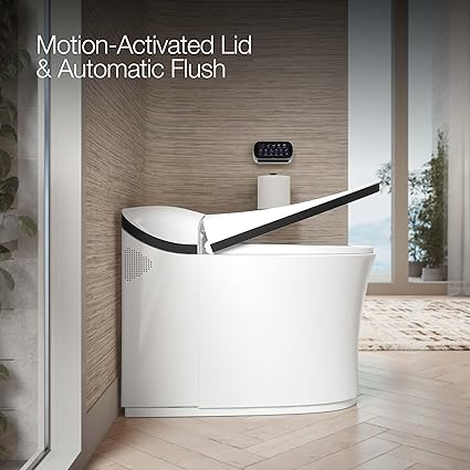 download Kohler Eir K-77795-0BL, One-piece elongated smart toilet - Image 3
