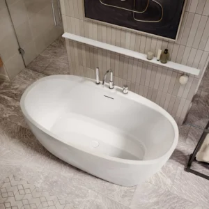 Maax Hatto 6732 Acrylic Freestanding Tub Center Drain #107836