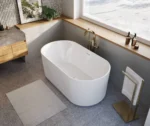 MAAX Tori 6732 Acrylic Freestanding Tub Center Drain 107830