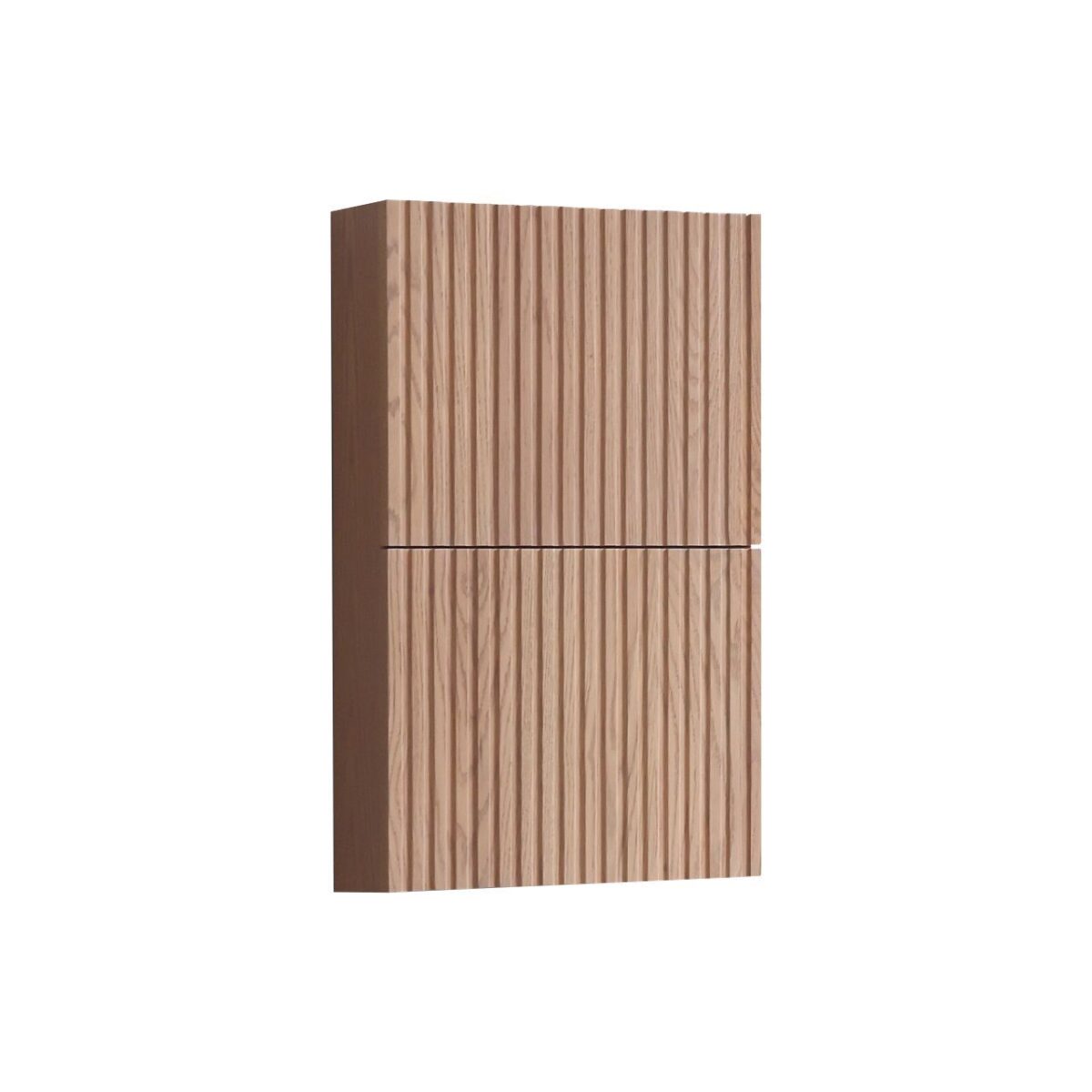 Small Bathroom Oak Wood ALT24-OAKWOOD Linen Side Cabinet - Image 1