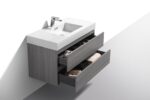 KUBEBATH BLISS 40″ Vulcan Ash Grey WALL MOUNT MODERN BATHROOM VANITY BSL40-BSL40-VAG - Image 2