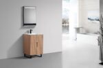Kubebath FSKSW24-OAKWOOD-BK Free Standing Vanity - Image 4