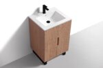 Kubebath FSKSW24-OAKWOOD-BK Free Standing Vanity - Image 6