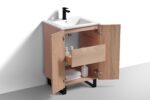Kubebath FSKSW24-OAKWOOD-BK Free Standing Vanity - Image 7