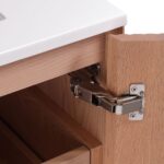 KubeBath FSKSW60D-OAKWOOD-CH Free Standing Vanity - Image 6
