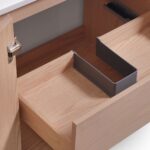 KubeBath FSKSW60D-OAKWOOD-CH Free Standing Vanity - Image 7