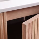 KubeBath FSKSW72D-OAKWOOD-BK Free Standing Vanity - Image 4