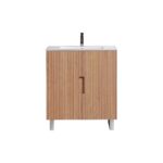 Kubebath FSKSW32-OAKWOOD-CH Free Standing Vanity - Image 2
