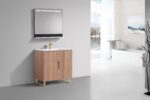 KubeBath Fiore FSKSW36-OAKWOOD-BG Free Standing Vanity - Image 8