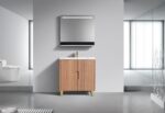 KubeBath Fiore FSKSW36-OAKWOOD-BG Free Standing Vanity - Image 9