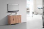 KubeBath FSKSW48D-OAKWOOD-BG Double Sink Vanity - Image 6