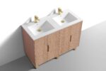 KubeBath FSKSW48D-OAKWOOD-BG Double Sink Vanity - Image 8
