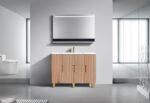 KubeBath FSKSW48S-OAKWOOD-BG Free Standing Vanity - Image 11
