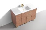 KubeBath FSKSW48S-OAKWOOD-BG Free Standing Vanity - Image 12
