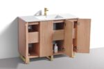 KubeBath FSKSW48S-OAKWOOD-BG Free Standing Vanity - Image 13