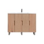 KubeBath FSKSW48S-OAKWOOD-CH Free Standing Vanity - Image 10
