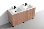 KubeBath FSKSW60D-OAKWOOD-BK Free Standing Vanity - Image 10
