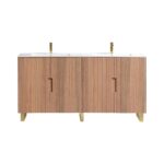 KubeBath FSKSW72D-OAKWOOD-BG Free Standing Vanity - Image 9