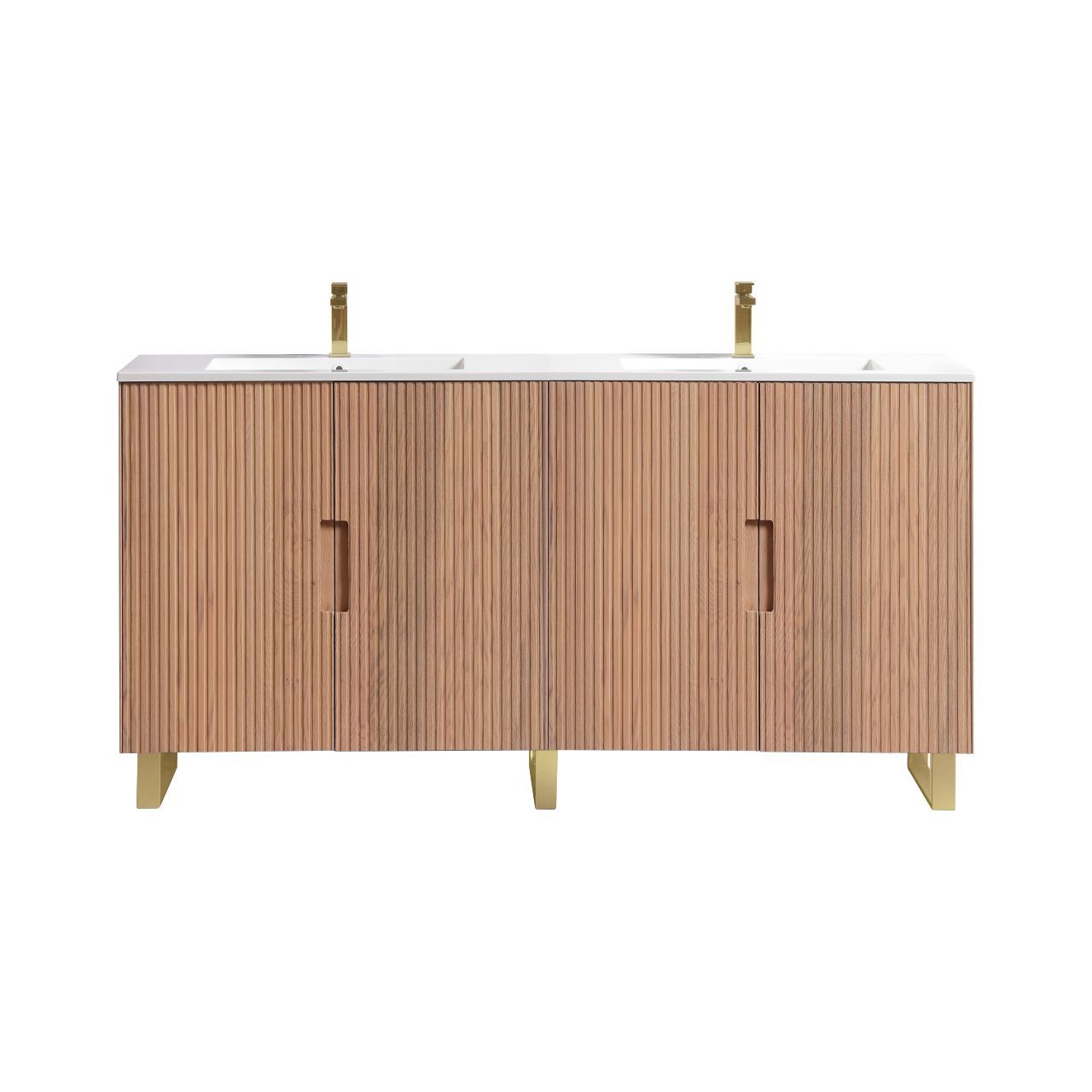 FSKSW72D-OAKWOOD-BG_1 KubeBath FSKSW72D-OAKWOOD-BG Free Standing Vanity - Image 9