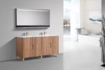 KubeBath FSKSW72D-OAKWOOD-BG Free Standing Vanity - Image 10