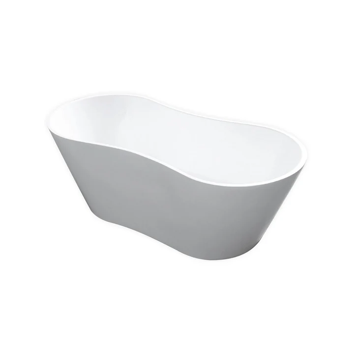 KFST1967-1 KubeBath Onde KFST1967 Free Standing Bathtub - Image 1