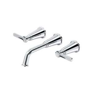 Riobel Momenti TMMSQ03J Wall Mount Lavatory Faucet Trim Only