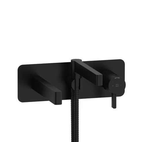 TPX21-BK Riobel Paradox TPX21 Wall Mount Tub Filler Trim Only - Image 1