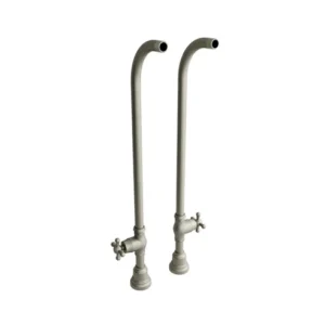 Riobel TU44 30" High Floor Mount Riser Pair With Stop Valves