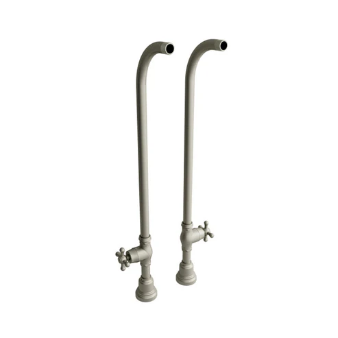 TU44-BN Riobel TU44 30" High Floor Mount Riser Pair With Stop Valves - Image 1