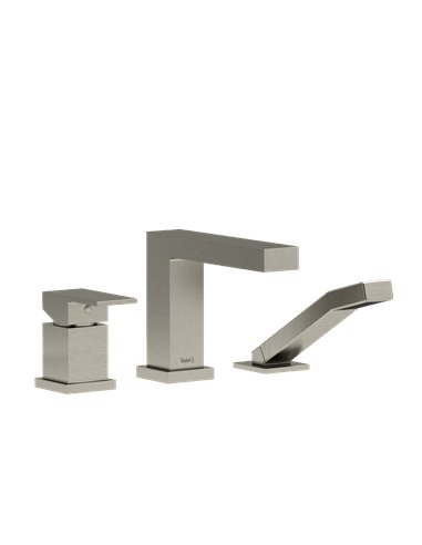 TUS16-BN Riobel Kubik TUS16 Deck Mount Tub Filler Trim Only - Image 1