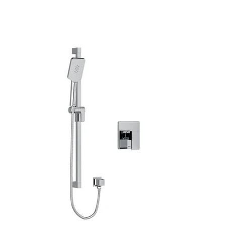 US74-C Riobel Kubik US74 Pressure Balance Shower Kit - Image 1