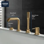Grohe Essence 19578 Single-Handle Deck Mount Tub Faucet - Image 3