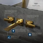 Grohe Allure 20586 2-Handle Wall Mount Bathroom Faucet - Image 2