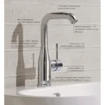 Grohe Essence 23486 Single-Handle Bathroom Faucet - Image 6