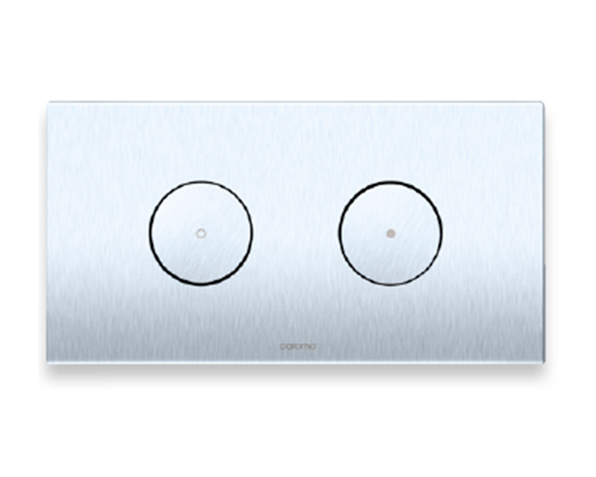 237010 Caroma 237010 Round Dual-Flush Invisi Button Kit - Image 1