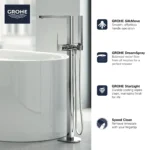 Grohe Plus 23846 Single-Handle Freestanding Tub Faucet - Image 2