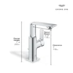 Grohe Allure 23857 Single-Handle M-Size Bathroom Faucet - Image 3