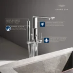 Grohe Allure 25222 Single-Handle Freestanding Tub Faucet - Image 2