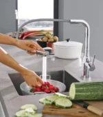 Grohe Essence 30271 Single-Handle Pull-Out Kitchen Faucet - Image 5