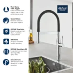 Grohe Essence 30295 Single-Handle Kitchen Faucet - Image 3