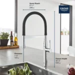 Grohe Essence 30295 Single-Handle Kitchen Faucet - Image 5