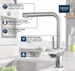 Grohe Minta 30300 Single-Handle Pull-Out Kitchen Faucet - Image 2