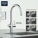 Grohe Blue 31251 Single-Handle Pull Down Kitchen Faucet - Image 3
