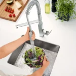 Grohe Eurocube 31401 Single-Handle Dual Spray Kitchen Faucet - Image 2