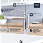Grohe Concetto 31453 Single-Handle Pull-Out Kitchen Faucet - Image 6