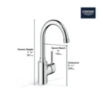 Grohe Concetto 31518 Single-Handle Pull Down Bar Faucet - Image 2